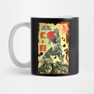 CURVES AND BULLETS  - hell riders Mug